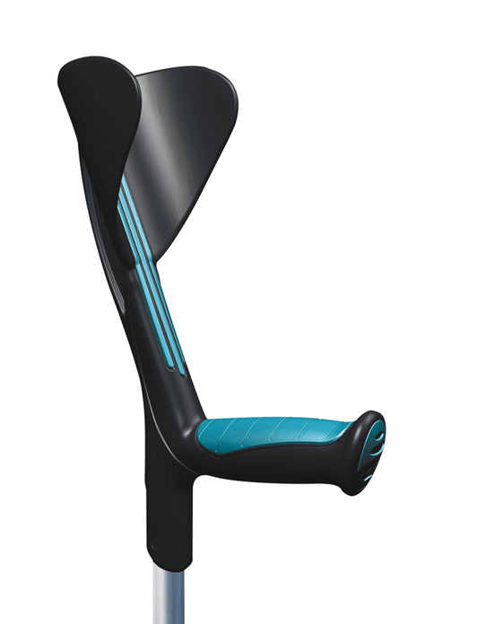 Elbow crutch advance turquoise with pivolex