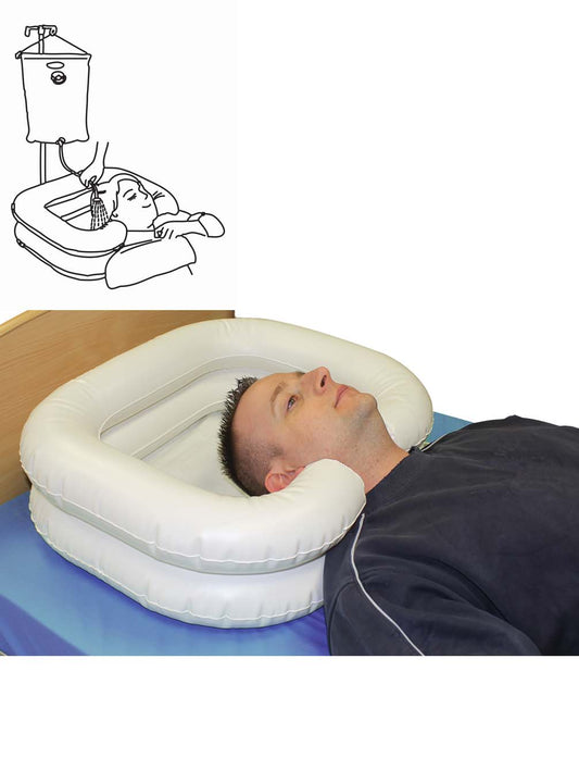 Shampoo basin complete set with portable shower