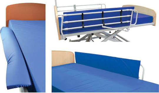 Side rails with clamps, left