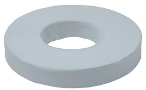 Foam ring cushion with cotton cover