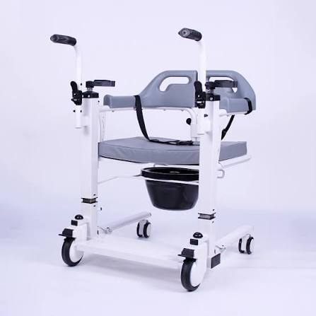 ALUMINUM COMMODE CHAIR